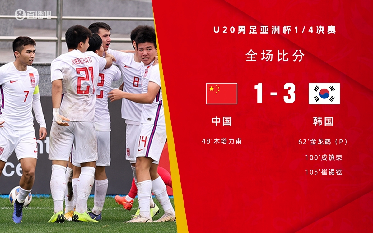 復(fù)仇！U22國(guó)足絕殺復(fù)仇韓國(guó)，2年前U20亞洲杯加時(shí)憾負(fù)無(wú)緣世青賽